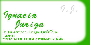 ignacia juriga business card
